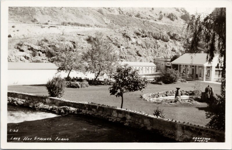 Lava Hot Springs Idaho ID Unused Dreessen Studio RPPC Postcard G45