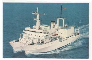 USNS Hayes Oceanographic Research Ship T-AGOR 16 US Navy postcard