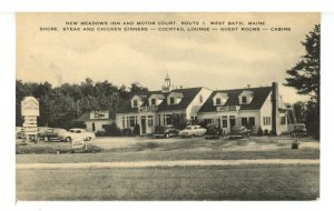 ME - West Bath. New Meadows Inn & Motor Court ca 1950