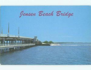 Unused Pre-1980 BRIDGE SCENE Jensen Beach Florida FL HQ8763@