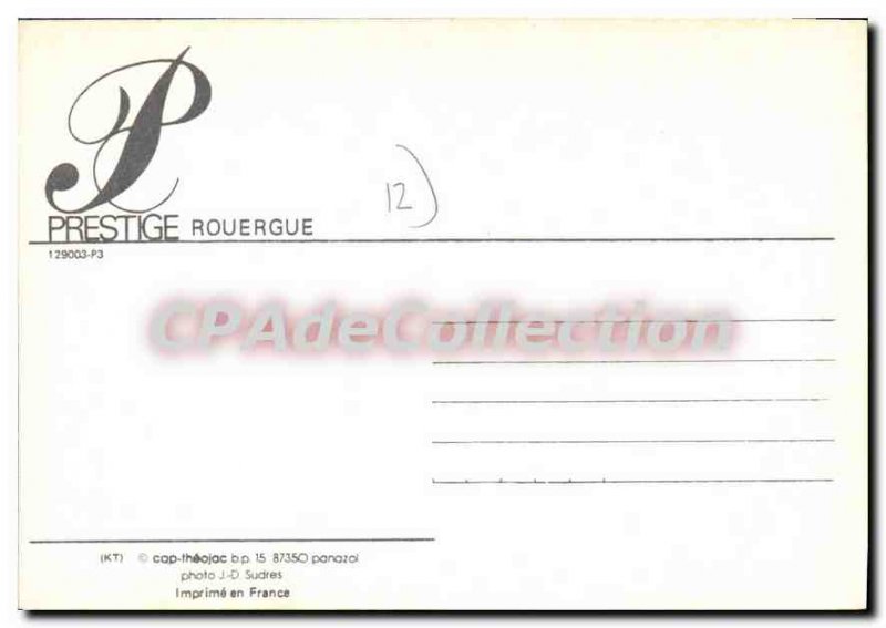 Postcard Luxury Rouergue