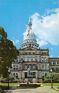 Michigan State Capitol View Lansing MI 