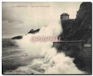 Old Postcard Granville Waves at Gusset Plate