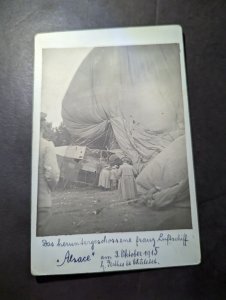 Mint Germany Crashed Zeppelin Airship PPC Postcard Alsace
