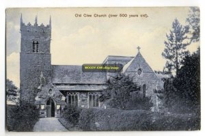 cu0202 - Old Clee Church , Lincolnshire - postcard