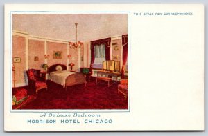 Chicago IL~Morrison Hotel Interior~Deluxe Bedroom~Vanity~Razed 1965~1920s PC