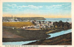 Kealia Hawaii Sugar Mills Makee Sugar Company Vintage Postcard AA44491 