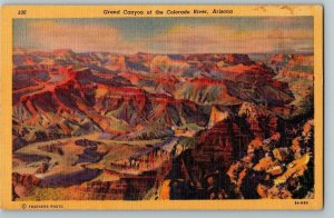 Grand Canyon of the Colorado River North Rim Frashers Photo Arizona Postcard