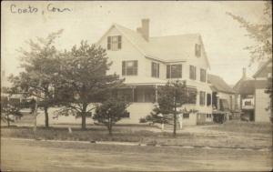 Home in Coats Connecticut CT According to Message WHERE? c1910 RPPC jrf