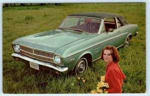 Car Advertising 1967 FORD FALCON FUTURA Sports Coupe ~ Automobile Postcard