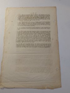 1829 NY Assembly Act Extending Merchants' Bank Charter Historic Document