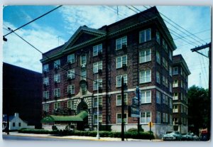 1959 Atlanta Georgia GA Vintage Postcard Peachtree Manor Hotel Air Conditioned