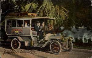 Los Angeles CA Occidental Hotel Guest Truck or Bus c1910 Postcard