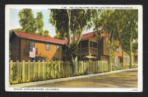 Island Home of Gene Stratton-Porter Avalon Catalina Island CA Unused c1920s