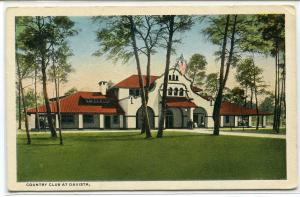 Country Club Davista St Petersburg Florida 1920s postcard