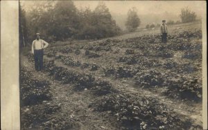 Maine ME Farm West Mills Cancel Industry Franklin County RPPC c1910