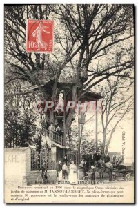 Old Postcard Tree Around Reims Tinqueux Robinson Garden Marina Jannot Lambert