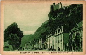 CPA BESANCON-les-BAINS - Faubourg Rivotte et Citadelle (486925)