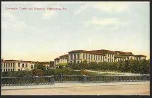 Carnegie Technical Schools Pittsburg Pennsylvania Unused c1910s