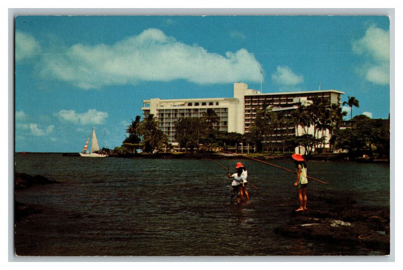 Naniloa Surf Hawaii Vintage Standard View Postcard