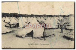 Old Postcard Mailly le Camp Panoramic view