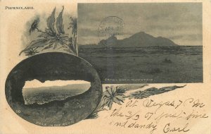 1907 Arizona Camel Back Mountain Hole in the Rock undivided postcard 25-3770