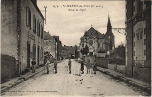 CPA St-MARTIN-du-BOIS - Route de SEGRE (127372)