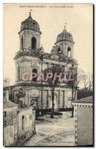 Postcard Old Saint Jean d'Angely Tours