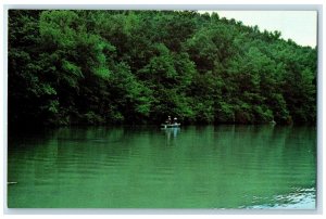 c1960's Mill Creek Road Fishing Russellville Arkansas AR Unposted Trees Postcard