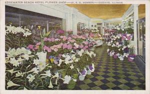 Illinois Chicago Edgewater Beach Hotel Flower Shop