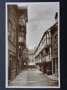 Shropshire SHREWSBURY Butchers Row c1927 RP by Valentine 204309