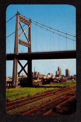 OH Anthony Wayne Bridge TOLEDO OHIO Postcard PC