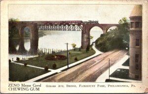 Zeno Chewing Gum PC Girard Ave Bridge Fairmount Park Philadelphia Pennsylvania