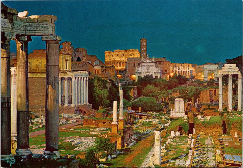 Rome Italy Roma Fori Imperiali Imperial Forums Unused Postcard C6 