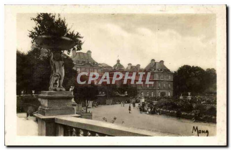 Paris 6 - The Luxembourg Palace - The Small Table Paris Old Postcard