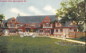Country Club, Springfield, Illinois ca 1910s Vintage Postcard