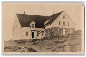 Moosilauke Summit Camp White Mountains New Hampshire NH RPPC Photo Postcard