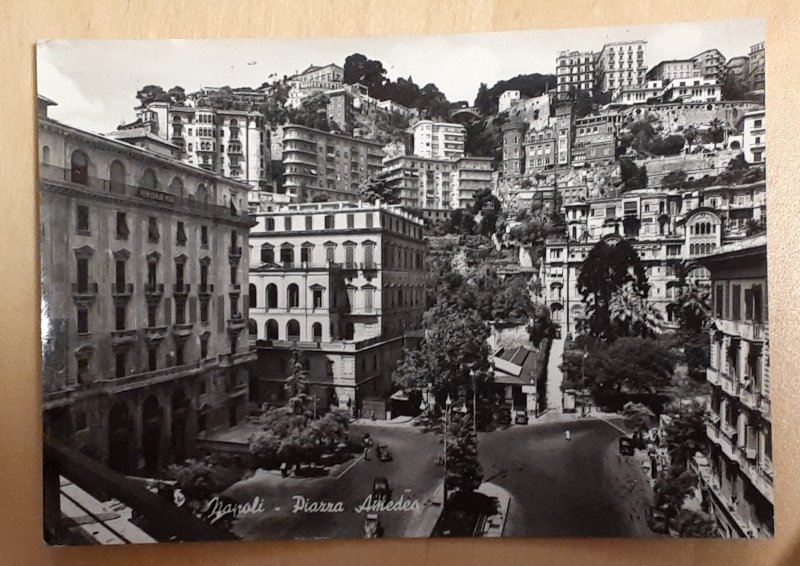 RPPC Italy Naples -  Piazza Amedeo