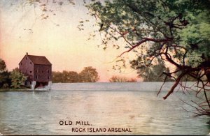 Illinois Rock Island Arsenal The Old Mill 1908