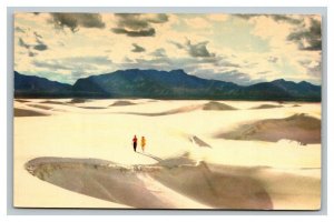 Vintage 1966 Postcard White Sands National Monument Alamogordo New Mexico