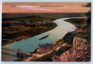 Stockholm Sweden Postcard Weser Valley From Jacobsberg 1910 Antique Posted