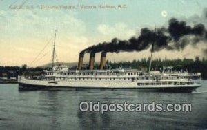 CPR SS Princess Victoria, Victoria Harbor, British Columbia, BC Ferry Ship Wr...