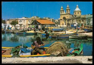 Marsaxlokk - a typical fishing village - Malta