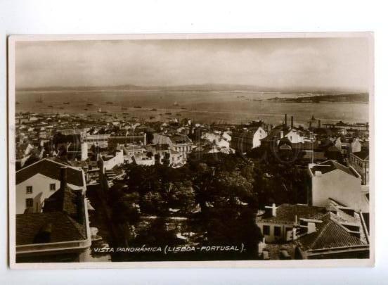 173380 PORTUGAL Lisboa view Vintage photo postcard