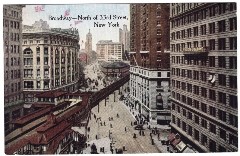 New York, Broadway - North of 33rd Street