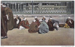 CAIRO, Egypt, Africa, 1900-1910s; Types Arabes, Men