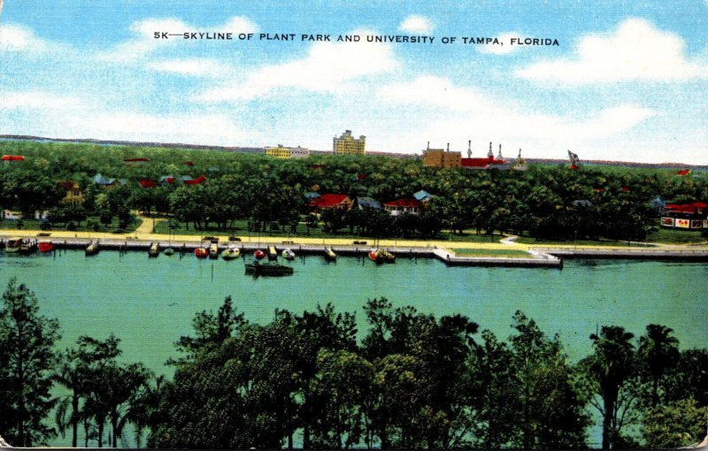 Florida Tampa Skyline Of Plant Park and University Of Tampa