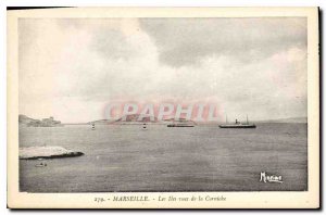 Old Postcard Marseille Islands views of the Corniche