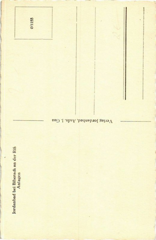 CPA AK Biberach a. d. Riss - Jordanbad - Anlagen GERMANY (912996)