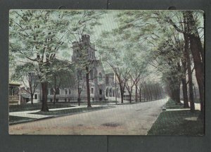 Ca 1910 Post Card Toledo Oh Presbyterian Church On Collingwood Ave